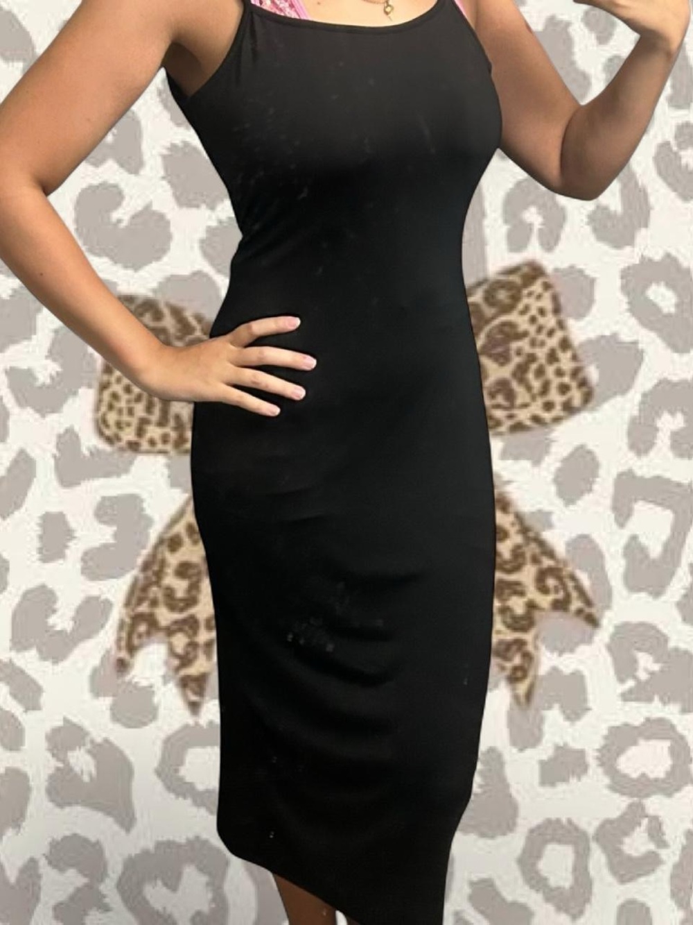 Heart & Hips Black Maxi Bodycon Dress